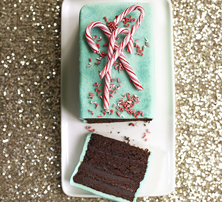 Chocolate mint loaf cake