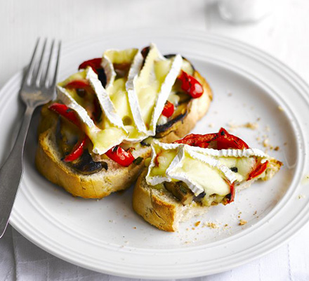 Mushroom & pepper melts