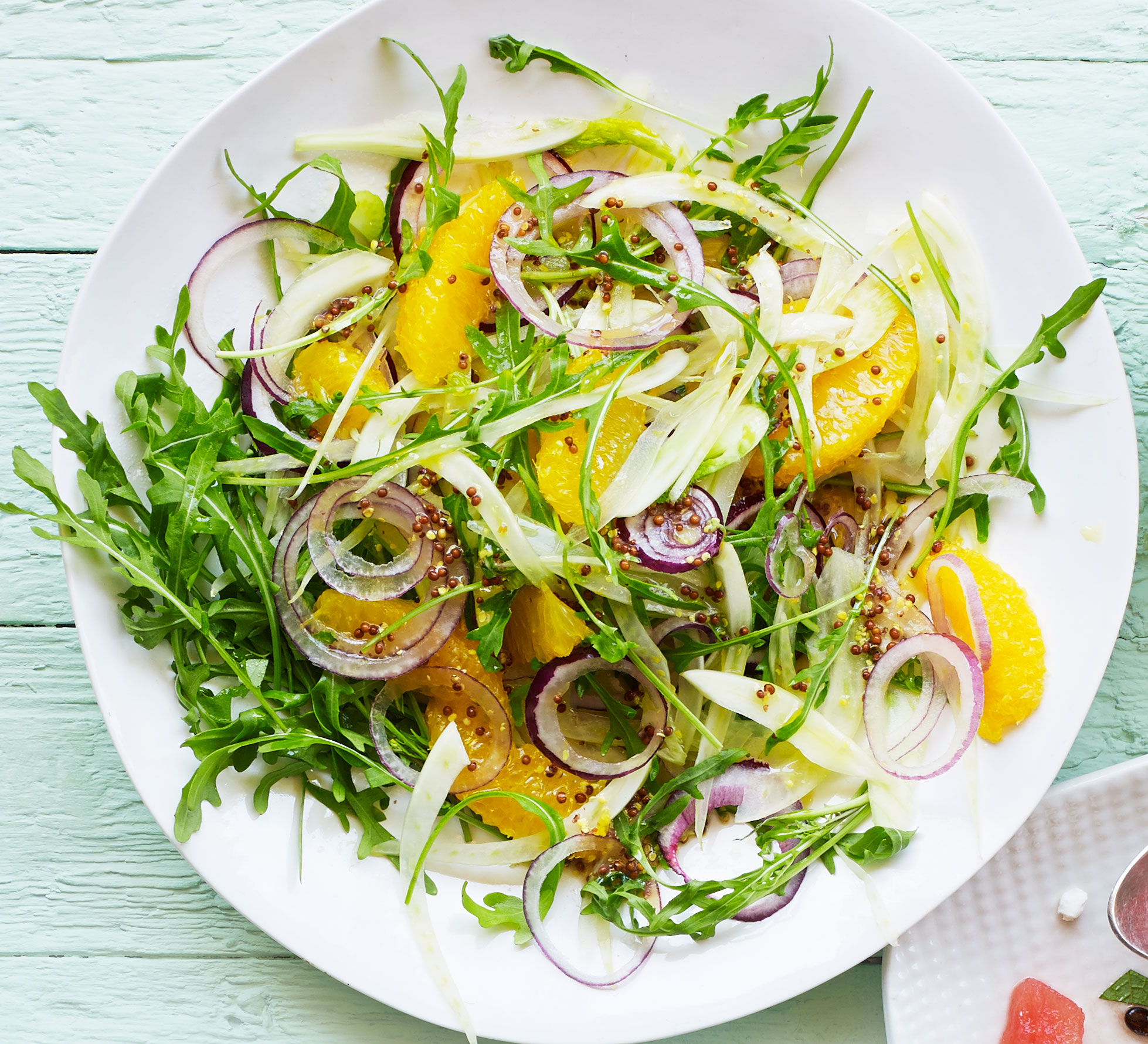 Orange, fennel & rocket salad