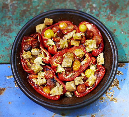 Spanish stuffed peppers