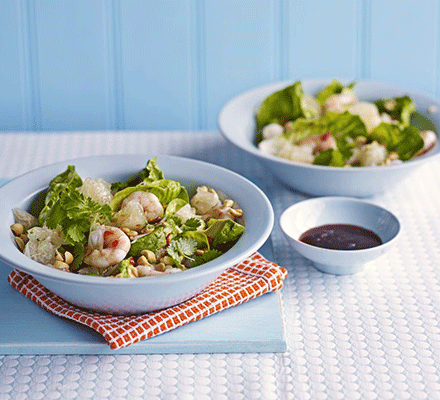 Prawn & pomelo salad