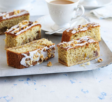 Gooseberry & hazelnut slices