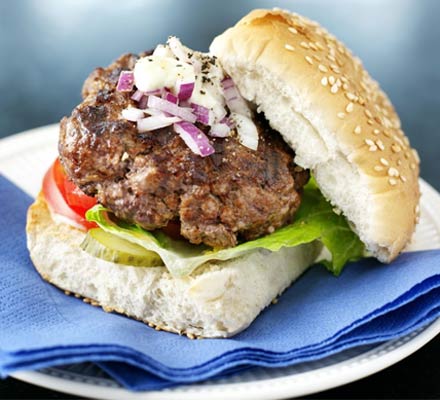 Really easy beefburgers