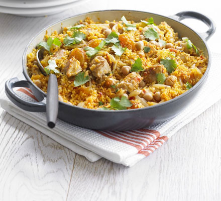 One-pan chicken couscous