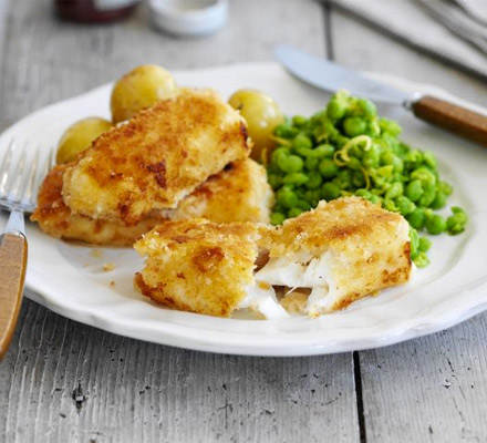 Fish fingers & mushy peas