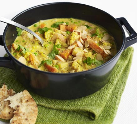 Creamy veggie korma