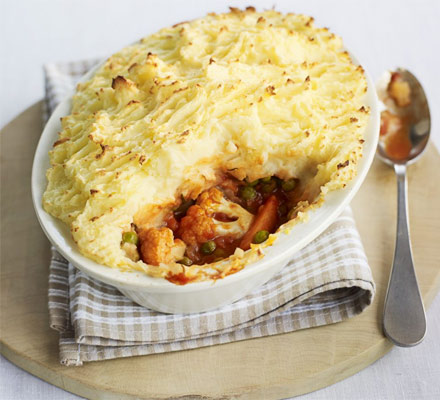 Winter vegetable pie