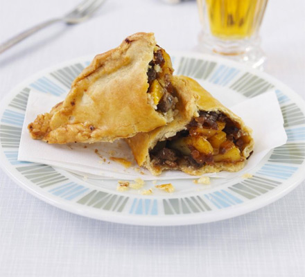 Beef & pickle pasties