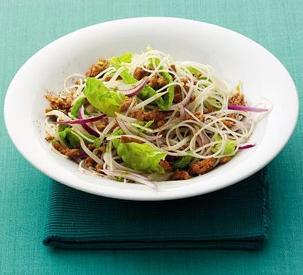 Thai rice noodle salad