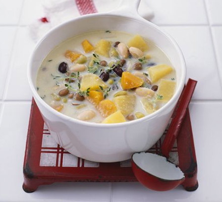 Hearty winter veg soup