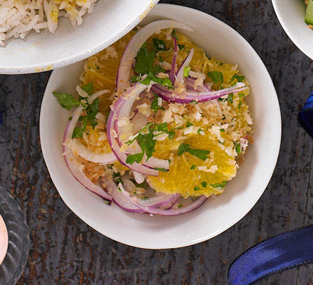 Orange & coconut salad