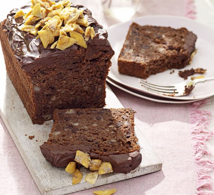 Chocolate & banana cake