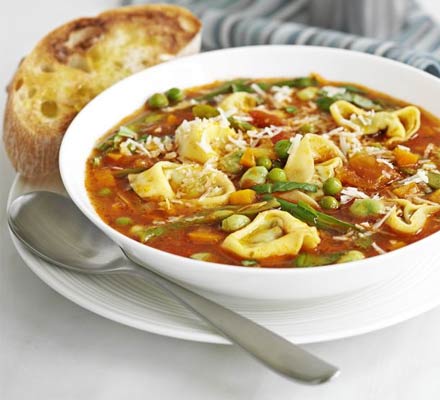 Hearty pasta soup
