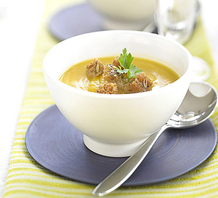 Sherried squash soup