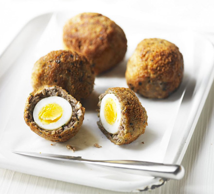 Lighter Scotch eggs