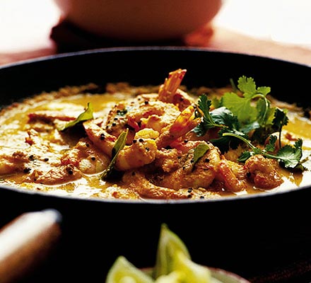 Kerala prawn curry