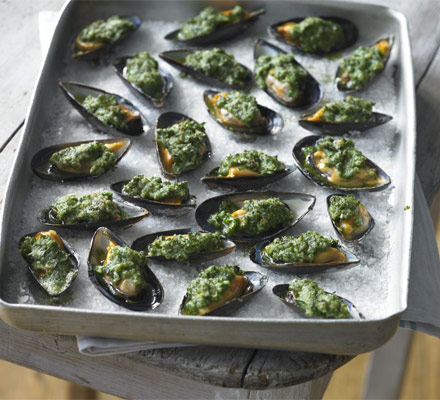 Stuffed mussels