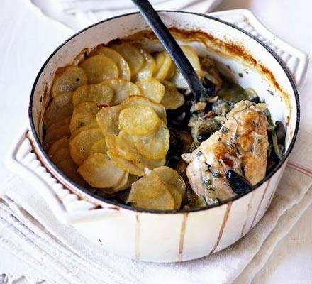 Rabbit & mushroom hotpot