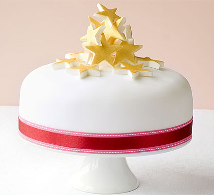 Stacked star cake