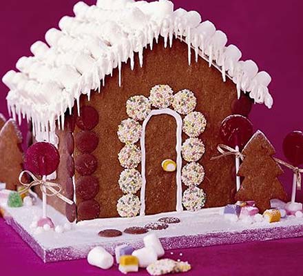 Gingerbread cookie cottage