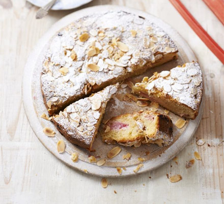 Rhubarb & orange cake