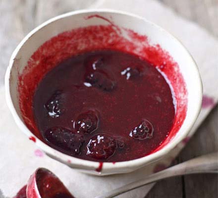 Blackberry compote