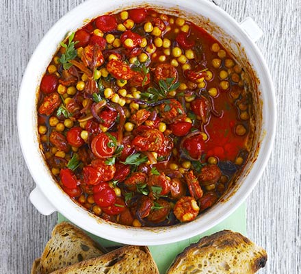 Chorizo & chickpea stew