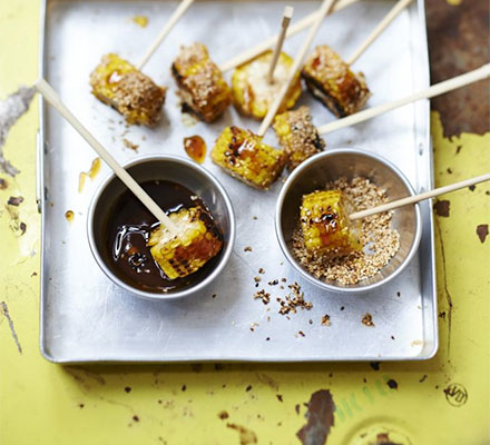 Yakitori corn pops