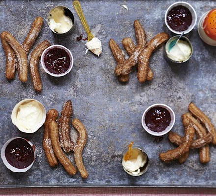 Afternoon tea churros