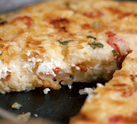 Goat’s cheese & bacon rosti