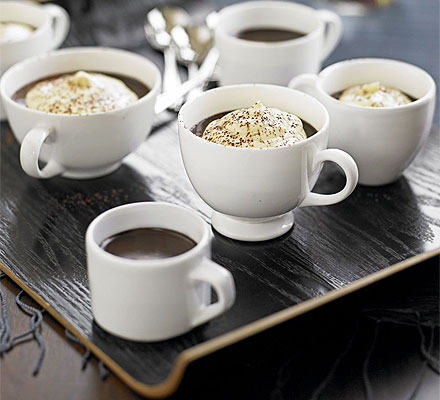 Chocolate & coffee truffle pots