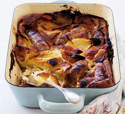 Country-style toad in the hole