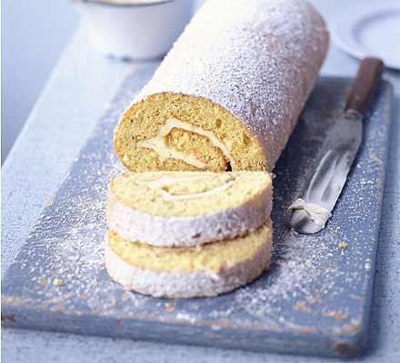 Lemon & caraway roulade