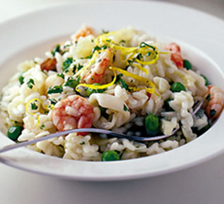 Easiest ever seafood risotto