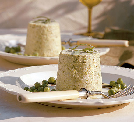 Garden pea & asparagus mousse