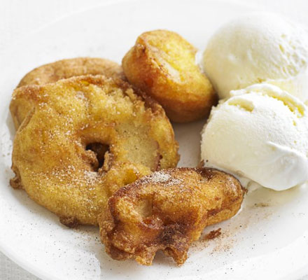 Apple & pear fritters
