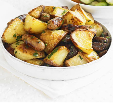 All-the-trimmings roast potatoes