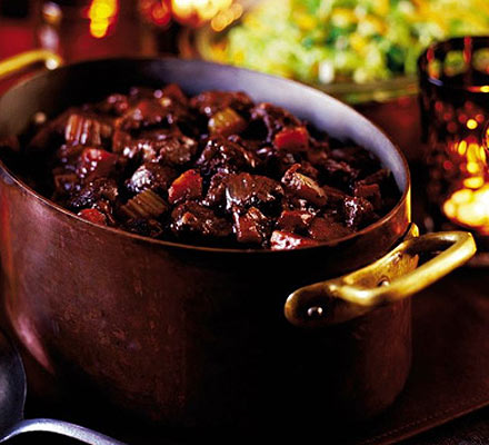 Succulent braised venison