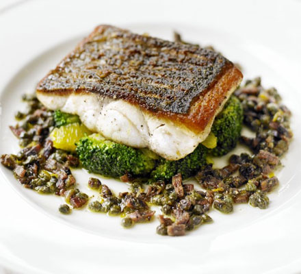 Pan Fried Sea Bass With Citrus Dressed