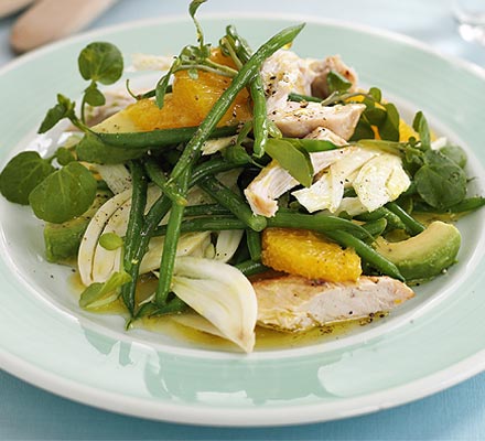 Chicken & orange salad