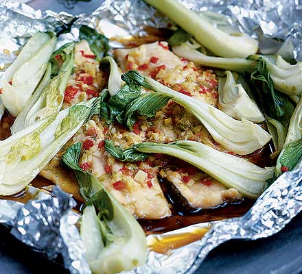 Thai-style steamed fish