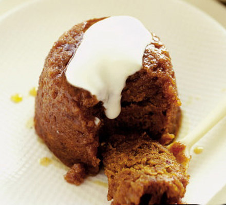 Guilt-free sticky toffee puds