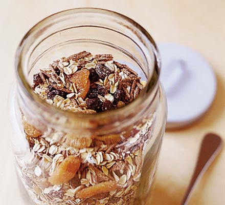 High-fibre muesli