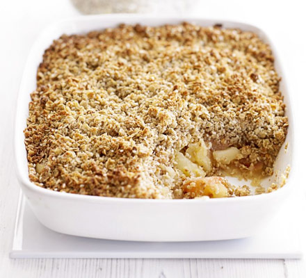 Spicy apple crumble