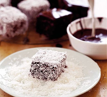 Isaac’s chocolate coconut squares