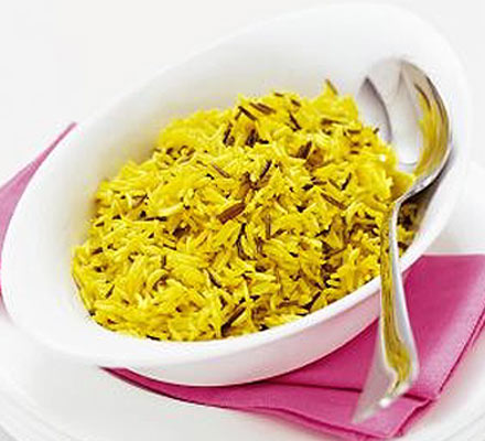 Saffron wild rice