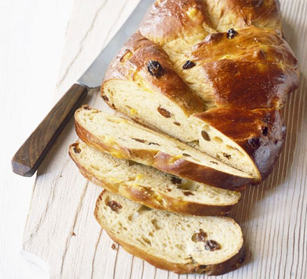 Mango tea loaf plait