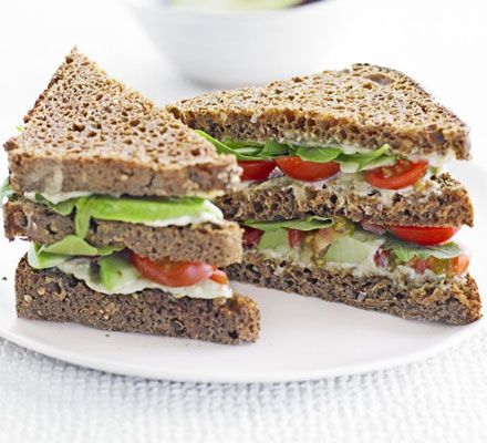 Green club sandwich
