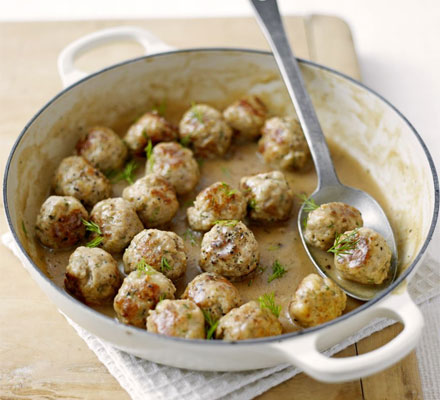 Classic Swedish meatballs