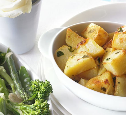 Oregano & lemon roasties